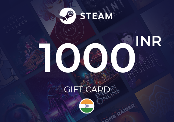 Steam Wallet Gift Card 1000 INR Key - INDIA
